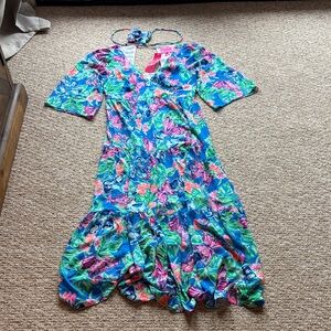 Floral V-Neck Dress